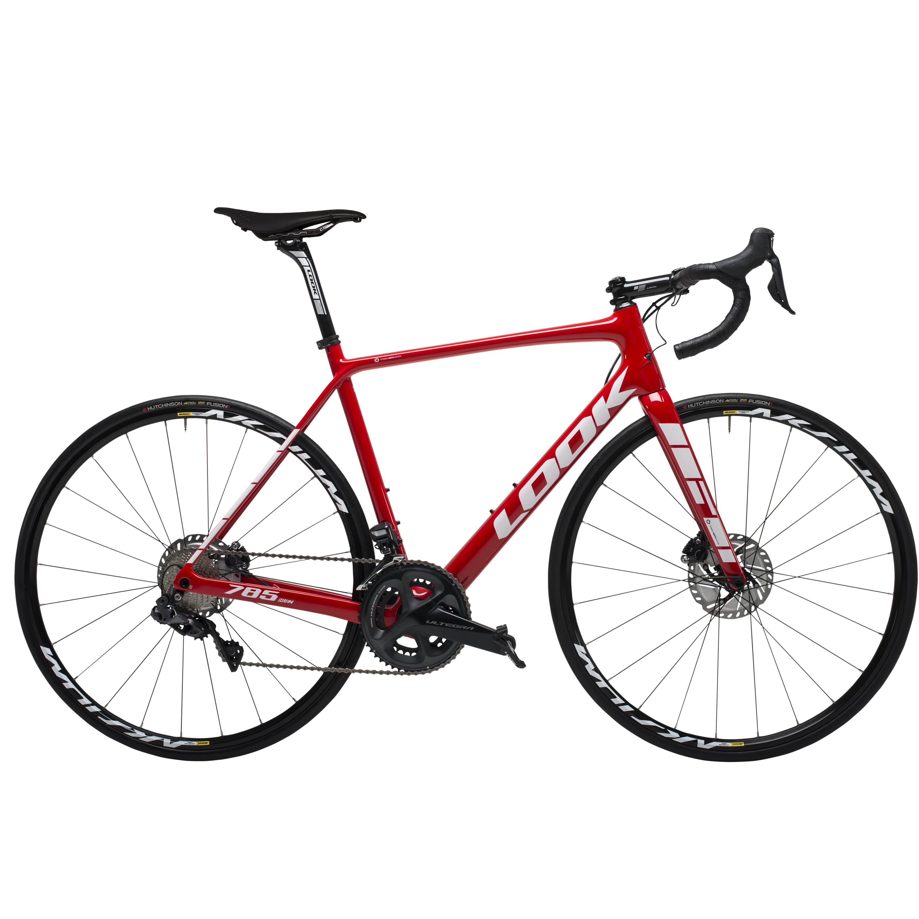 Bicicleta LOOK Ruta 785 HUEZ R700 22V. Shimano Ultegra DI2 Aksium Elite Tubeless Fibra de Carbono Rojo Brillante Talla:MM (00019513)