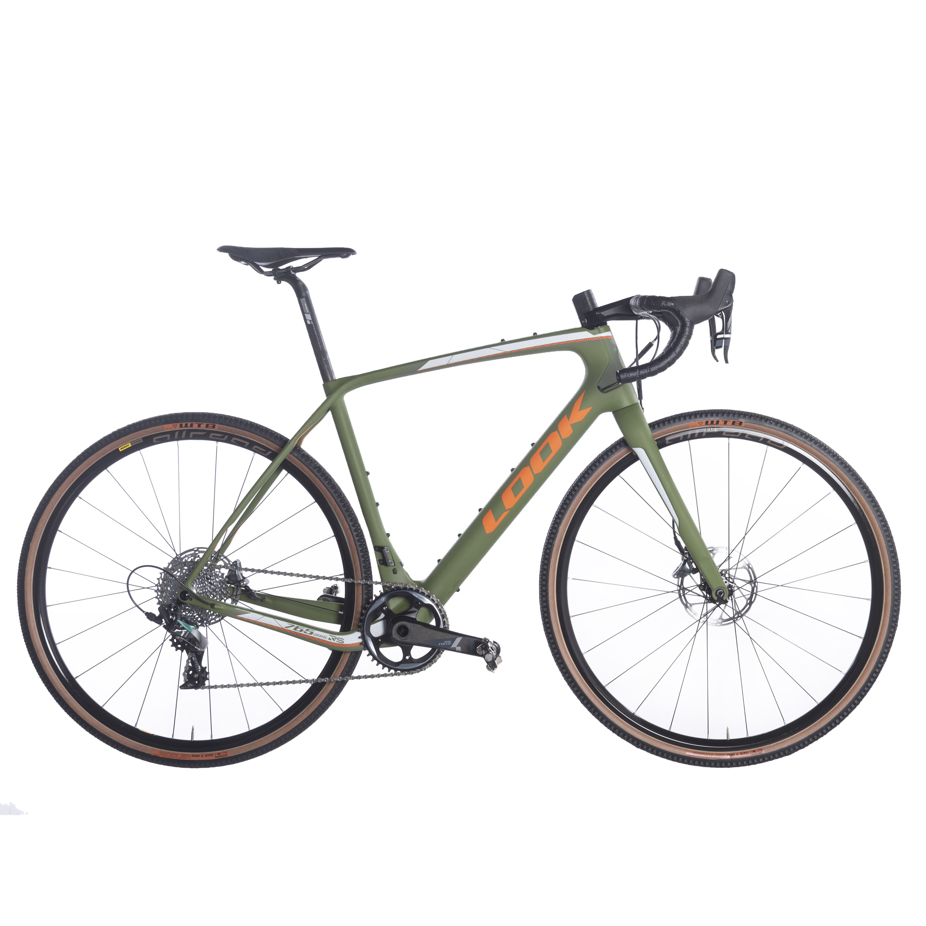 Bicicleta LOOK Ruta 765 GRAVEL RS R700 1x11 SRAM Force Allroad Disc CL Fibra de Carbono Verde Talla:MM (00020171)
