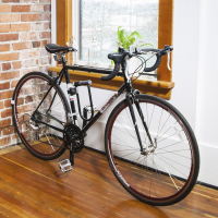 Soporte de pared CLUG para Bicicleta MTB XL 58-69mm Blanco-Naranja